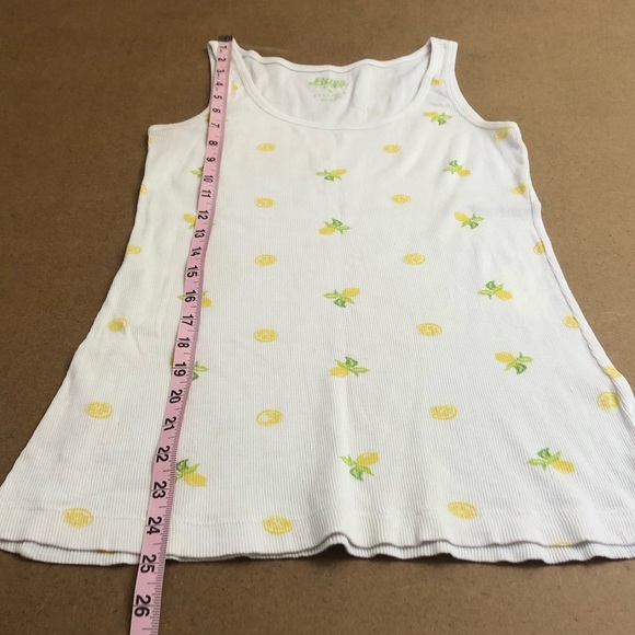 Bass White Tank Top with Lemon Print - Picture 5 of 9